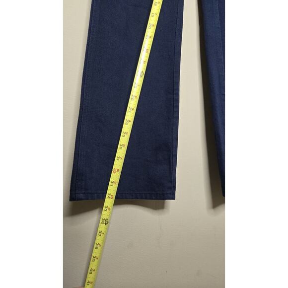 Massimo Dutti Womens Mid Rise Dark Wash Navy Denim Jeans Size 2 - Picture 10 of 10